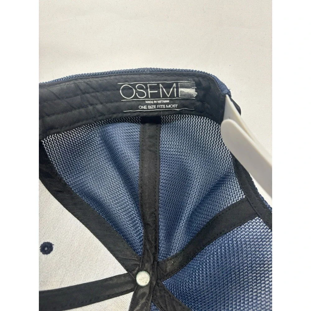 Adidas Golf Logo Blue Snapback Mesh Back Trucker‎ Hat / Cap
